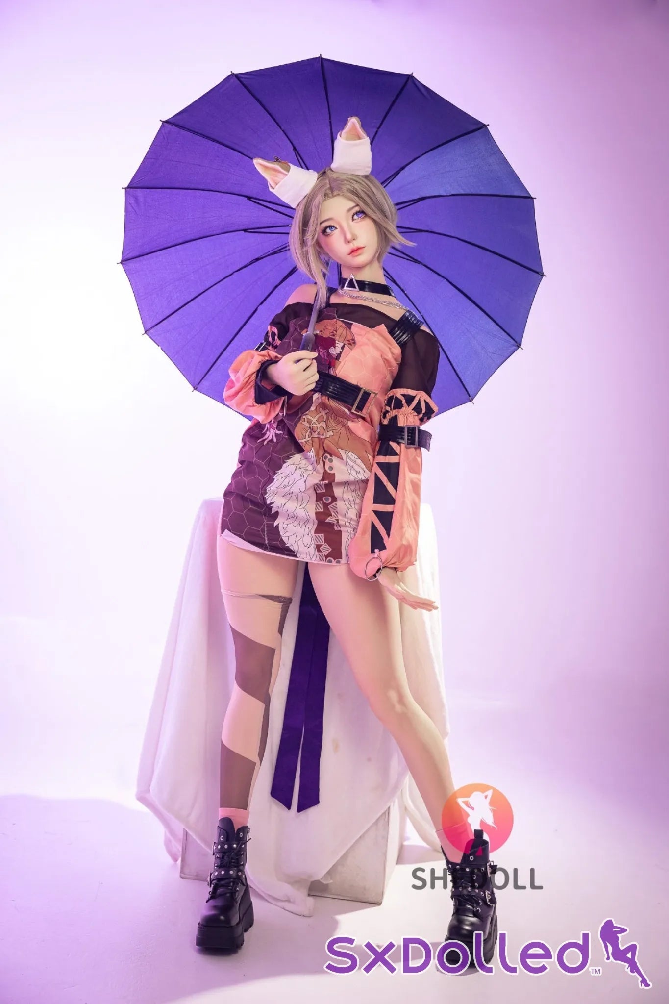 Cheryl A (D-Cup) (167cm) | Asian Fox Cosplay Sex Doll | SHEDOLL D-Cup / 167cm / Blonde Sex Doll