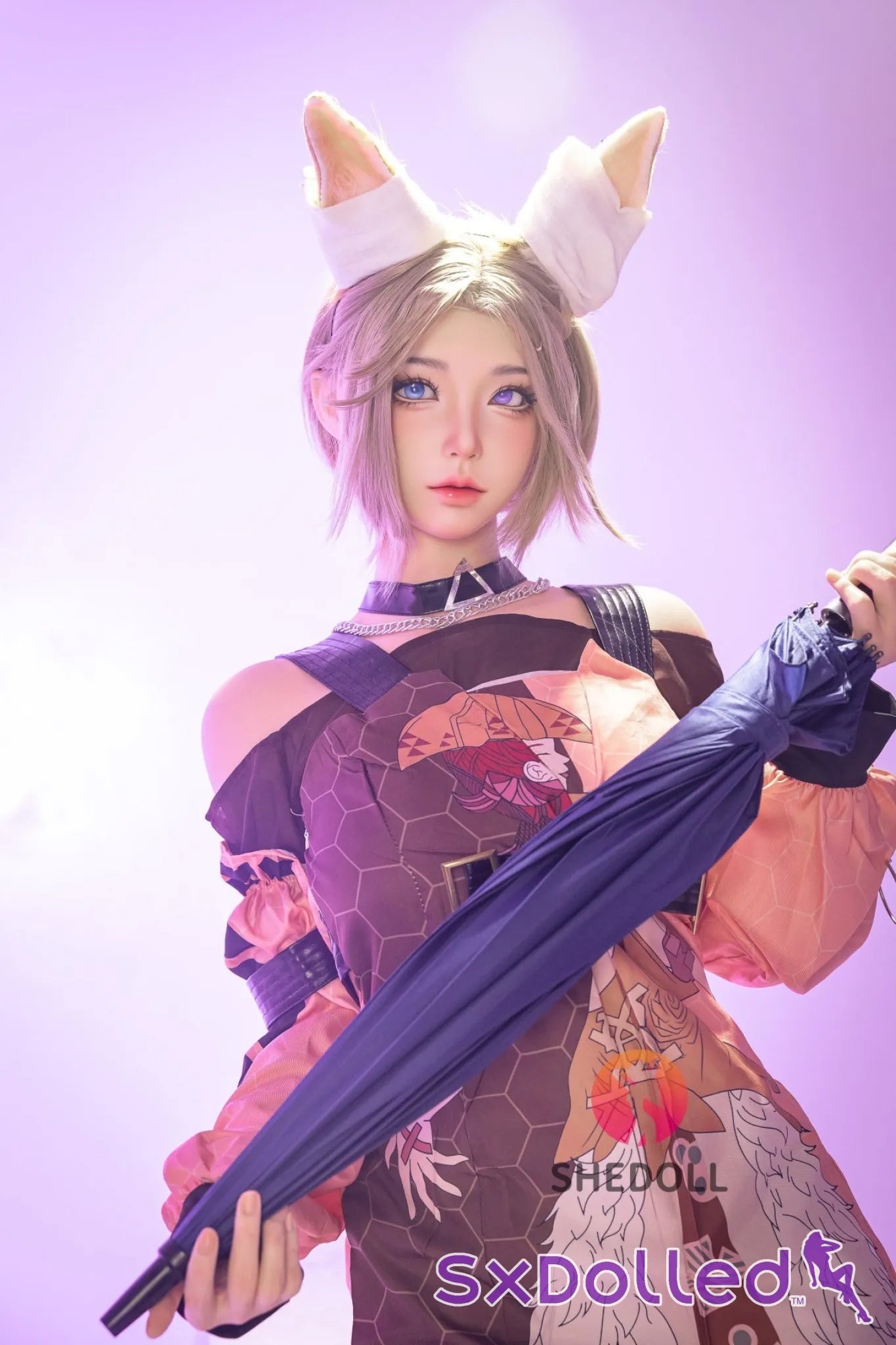 Cheryl A (D-Cup) (167cm) | Asian Fox Cosplay Sex Doll | SHEDOLL D-Cup / 167cm / Blonde Sex Doll