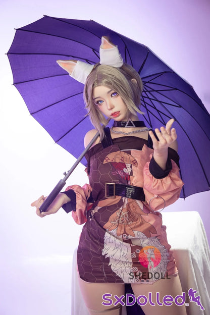 Cheryl A (D-Cup) (167cm) | Asian Fox Cosplay Sex Doll | SHEDOLL D-Cup / 167cm / Blonde Sex Doll