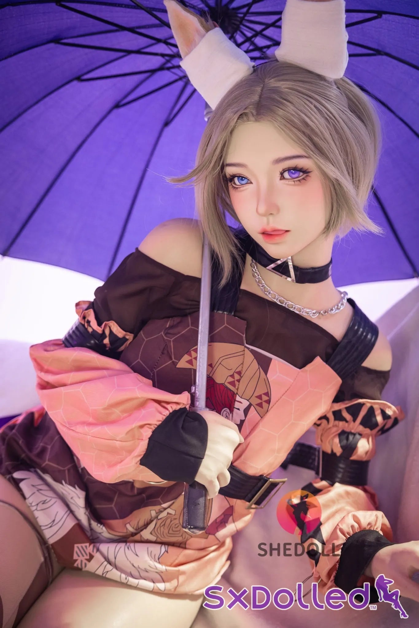 Cheryl A (D-Cup) (167cm) | Asian Fox Cosplay Sex Doll | SHEDOLL D-Cup / 167cm / Blonde Sex Doll