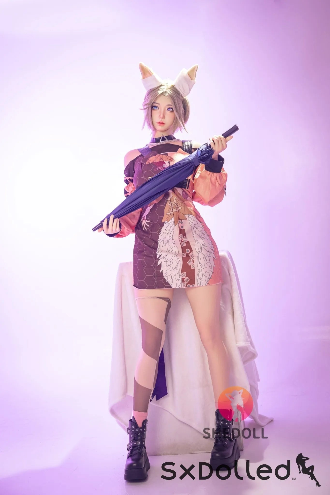 Cheryl A (D-Cup) (167cm) | Asian Fox Cosplay Sex Doll | SHEDOLL D-Cup / 167cm / Blonde Sex Doll
