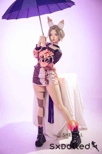 Cheryl A (D-Cup) (167cm) | Asian Fox Cosplay Sex Doll | SHEDOLL D-Cup / 167cm / Blonde Sex Doll