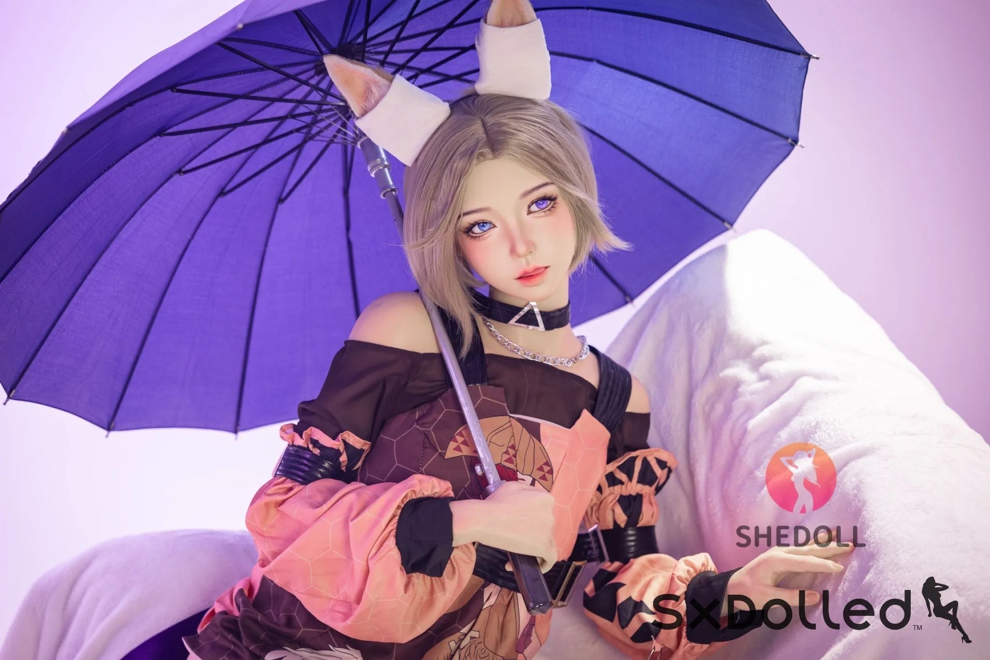 Cheryl A (D-Cup) (167cm) | Asian Fox Cosplay Sex Doll | SHEDOLL D-Cup / 167cm / Blonde Sex Doll