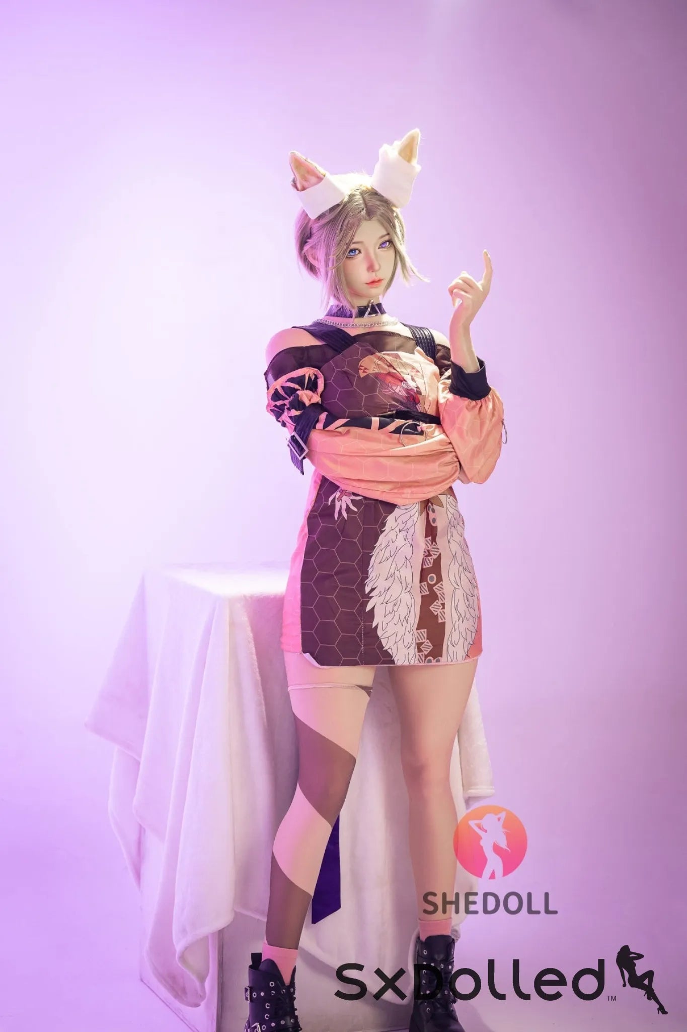 Cheryl A (D-Cup) (167cm) | Asian Fox Cosplay Sex Doll | SHEDOLL D-Cup / 167cm / Blonde Sex Doll