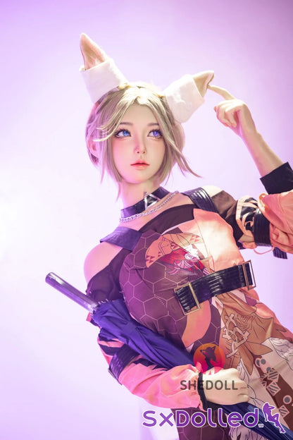 Cheryl A (D-Cup) (167cm) | Asian Fox Cosplay Sex Doll | SHEDOLL D-Cup / 167cm / Blonde Sex Doll