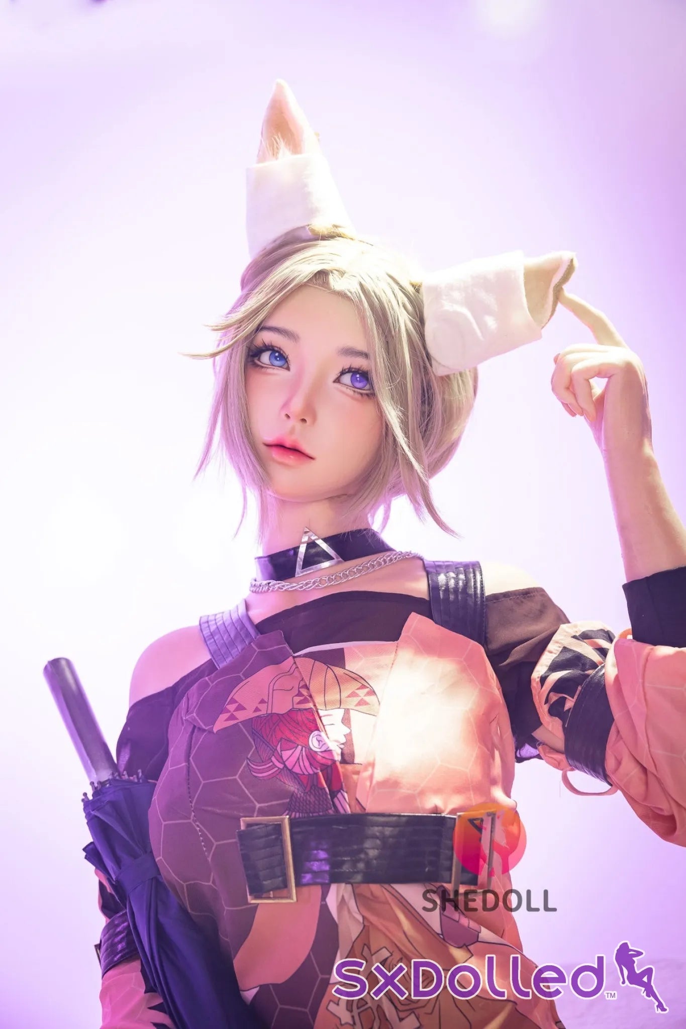 Cheryl A (D-Cup) (167cm) | Asian Fox Cosplay Sex Doll | SHEDOLL D-Cup / 167cm / Blonde Sex Doll