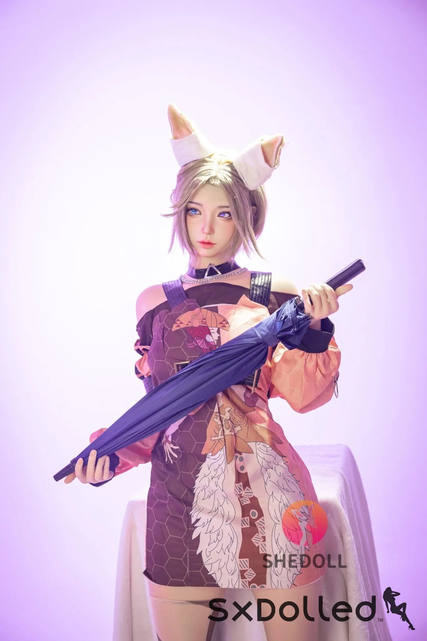 Cheryl A (D-Cup) (167cm) | Asian Fox Cosplay Sex Doll | SHEDOLL D-Cup / 167cm / Blonde Sex Doll