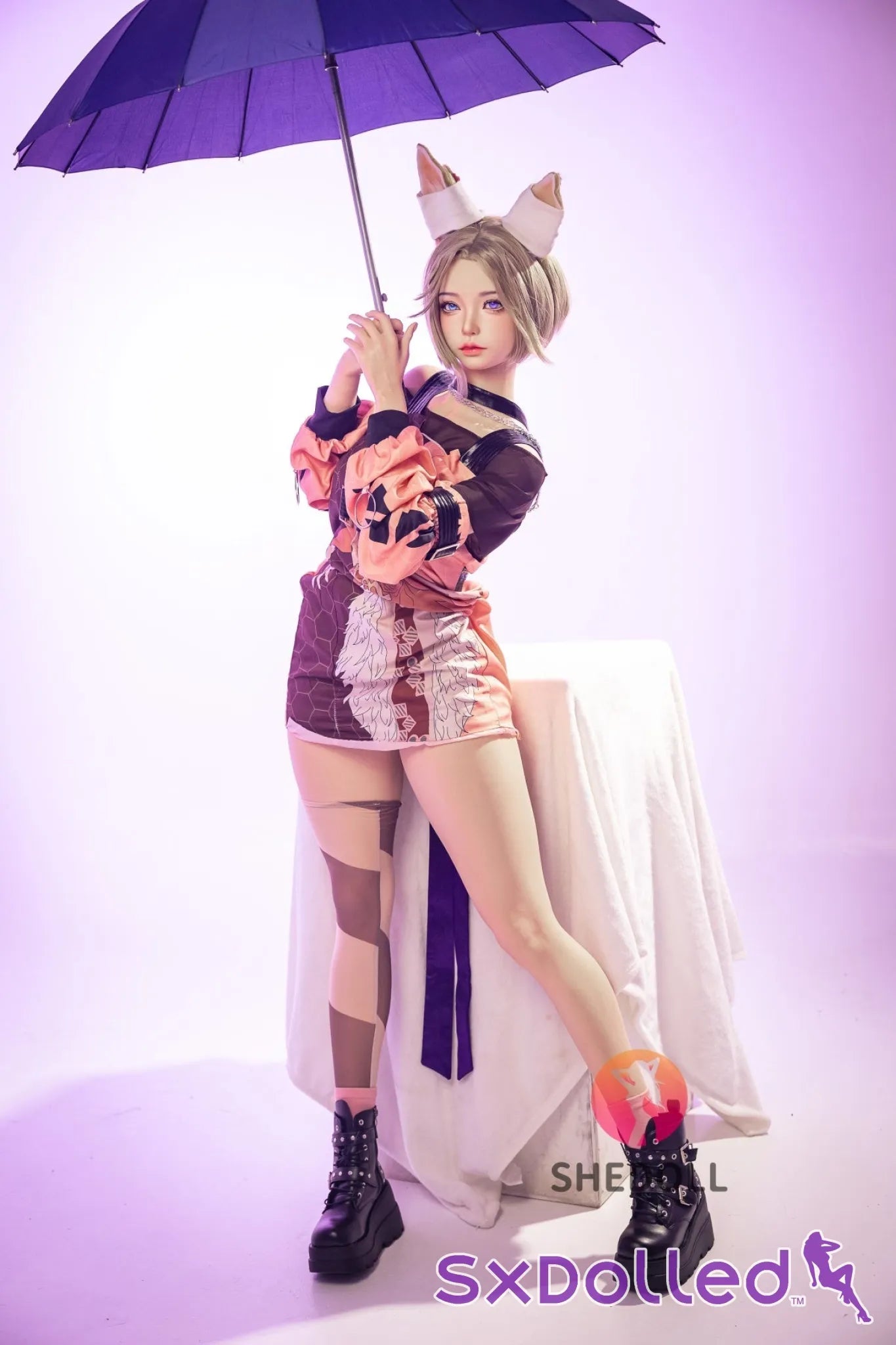 Cheryl A (D-Cup) (167cm) | Asian Fox Cosplay Sex Doll | SHEDOLL D-Cup / 167cm / Blonde Sex Doll