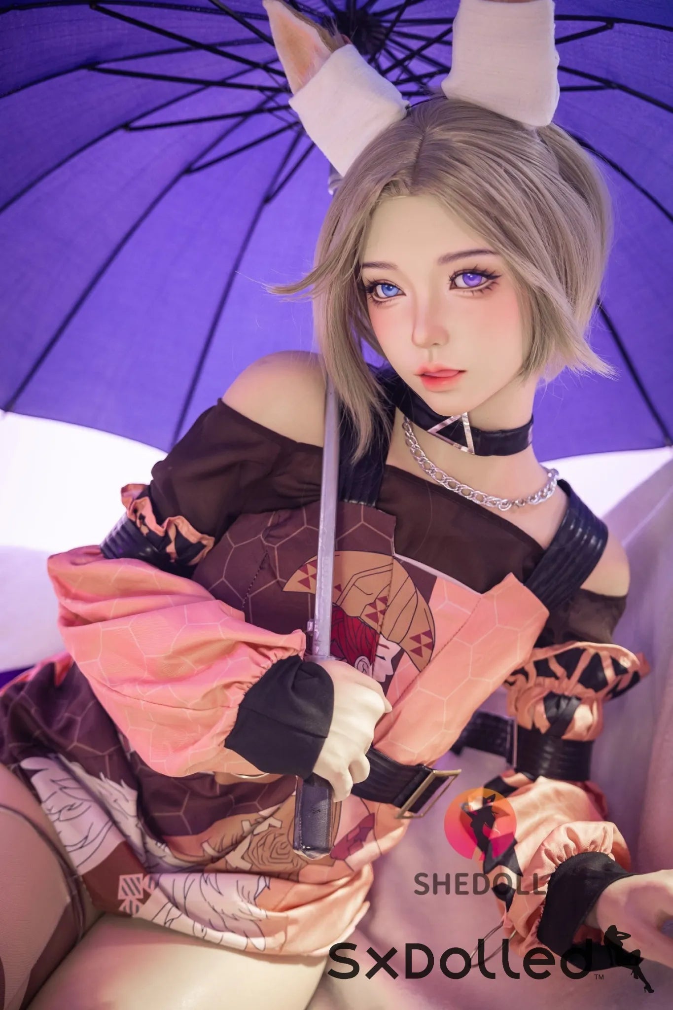 Cheryl A (D-Cup) (167cm) | Asian Fox Cosplay Sex Doll | SHEDOLL D-Cup / 167cm / Blonde Sex Doll
