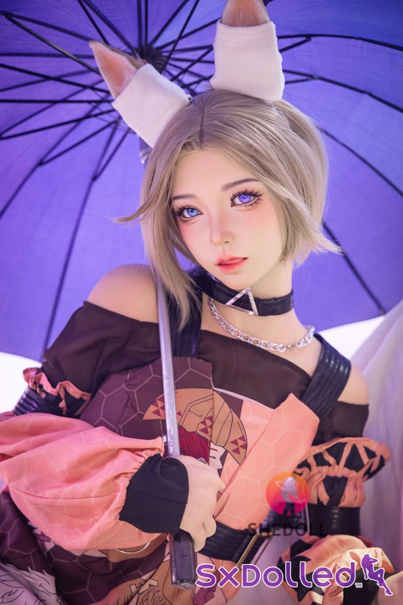 Cheryl A (D-Cup) (167cm) | Asian Fox Cosplay Sex Doll | SHEDOLL D-Cup / 167cm / Blonde Sex Doll