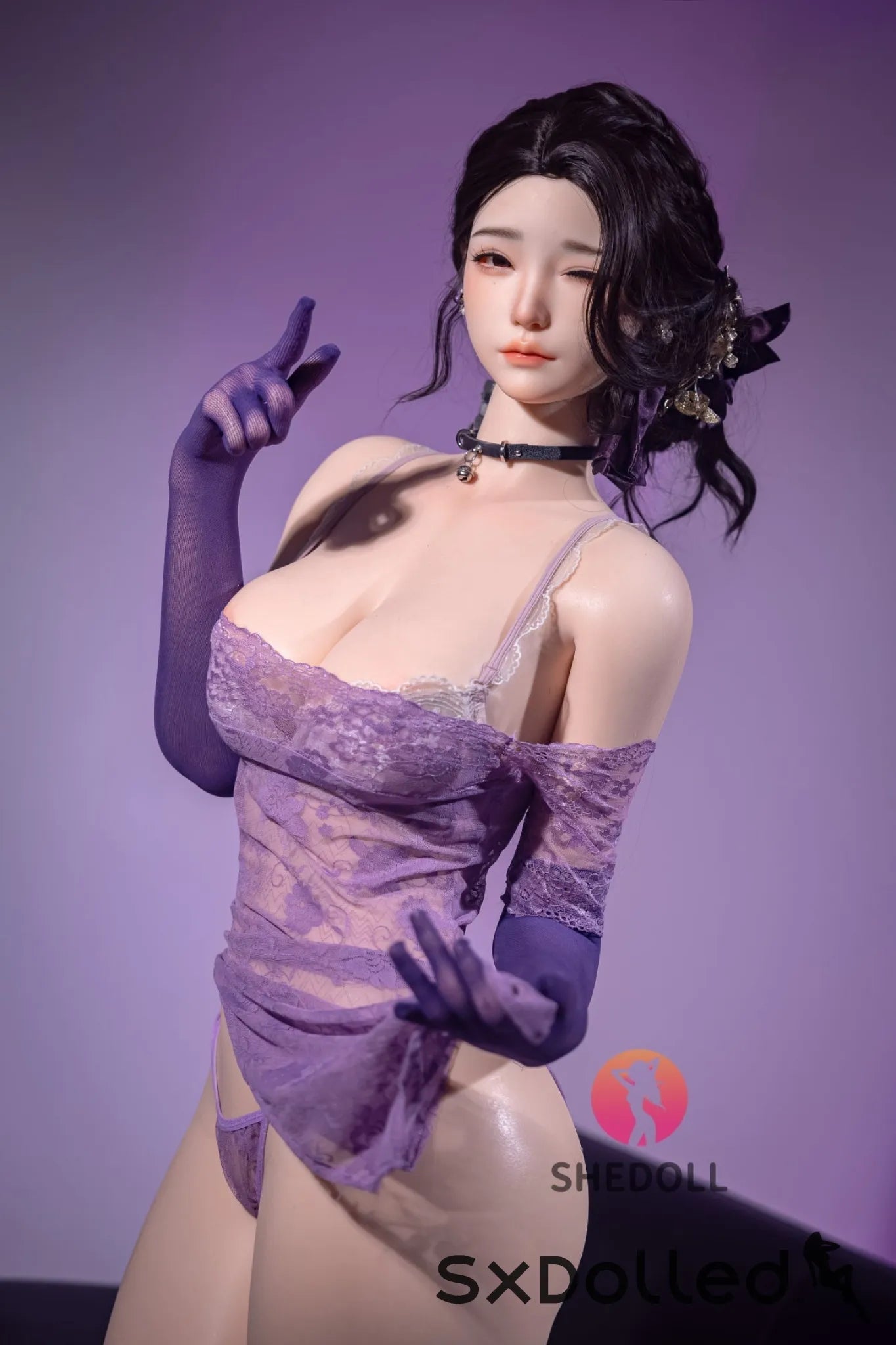 Cheryl C (E-Cup) (170cm) | Seductive Asian Sex Doll | SHEDOLL E-Cup / 170cm / Black Sex Doll