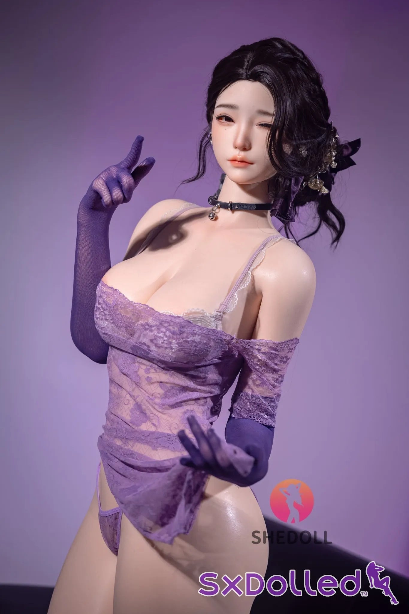 Cheryl C (E-Cup) (170cm) | Seductive Asian Sex Doll | SHEDOLL E-Cup / 170cm / Black Sex Doll