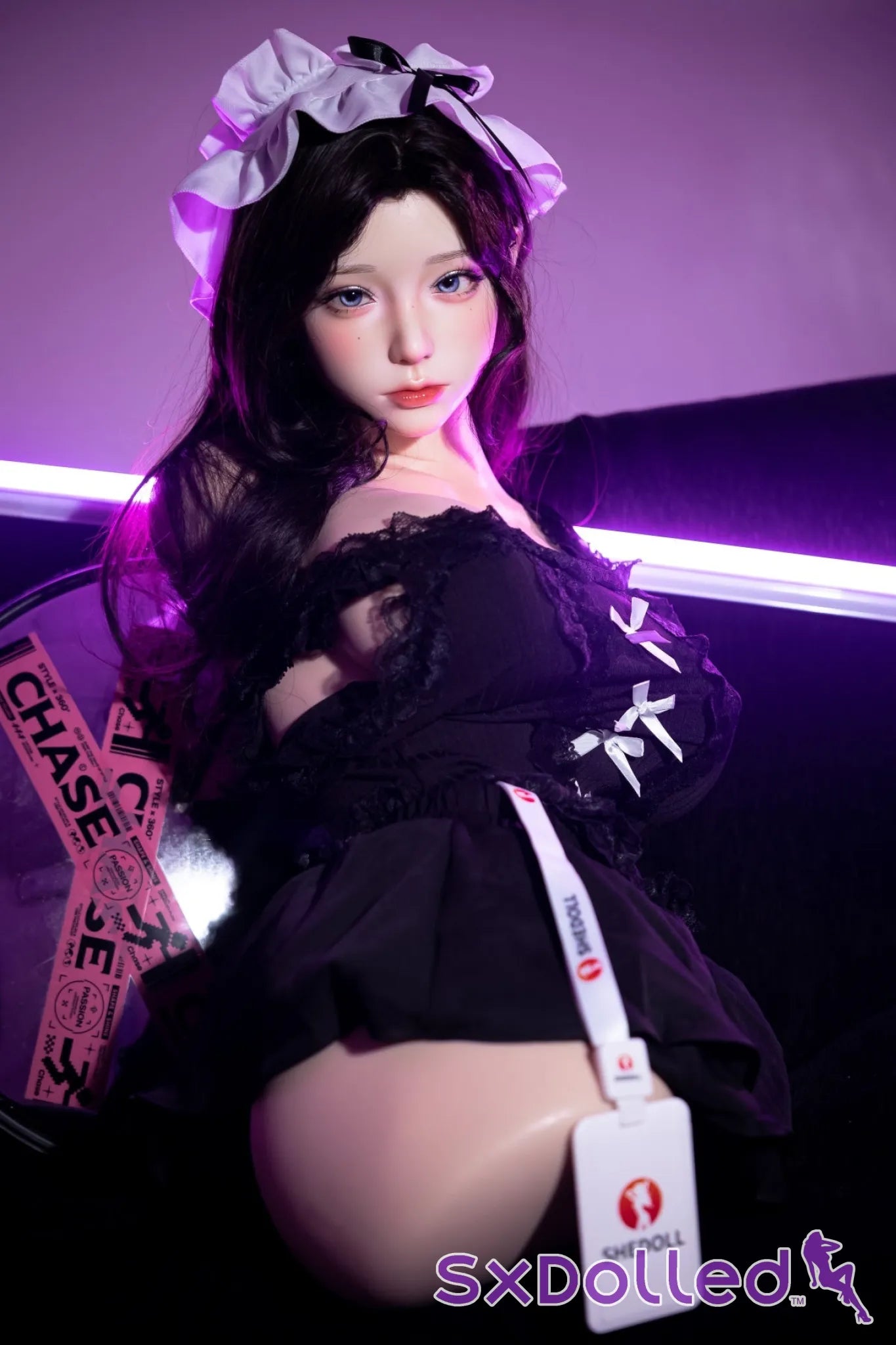 Cheryl D Torso (I-Cup) (75cm) | Asian Sex Doll Torso | SHEDOLL I-Cup / 75cm / Black Sex Torso