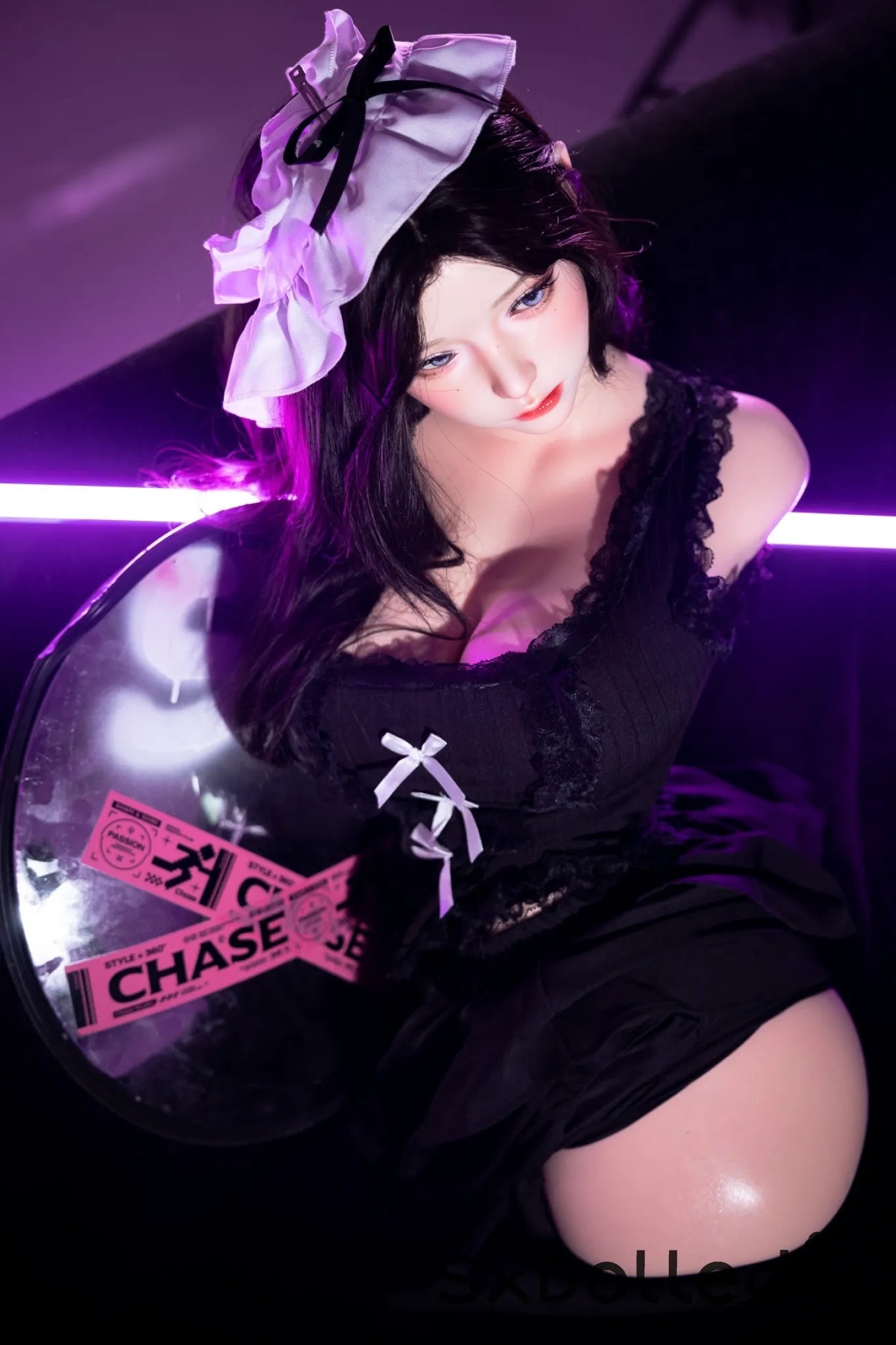 Cheryl D Torso (I-Cup) (75cm) | Asian Sex Doll Torso | SHEDOLL I-Cup / 75cm / Black Sex Torso