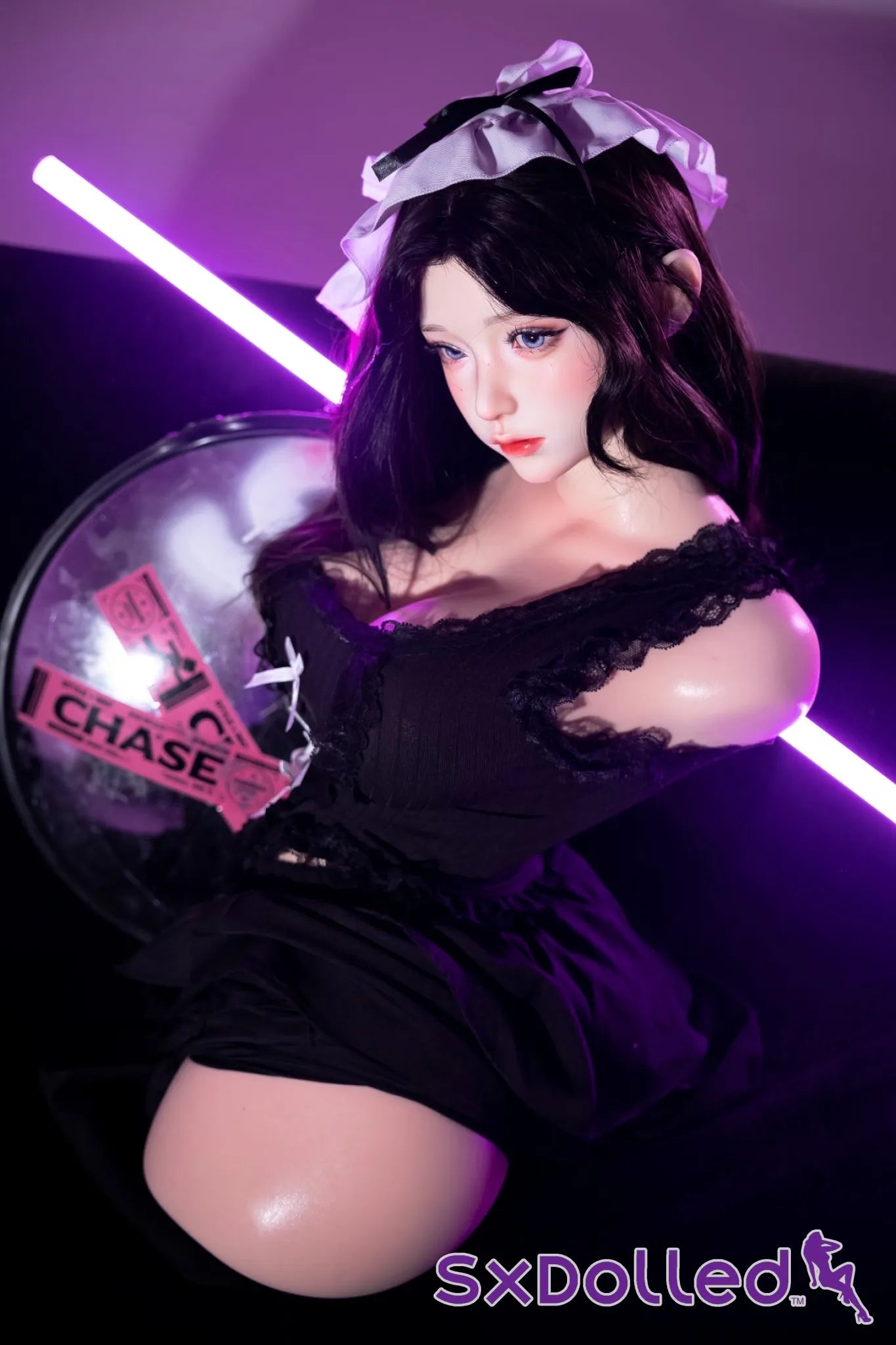 Cheryl D Torso (I-Cup) (75cm) | Asian Sex Doll Torso | SHEDOLL I-Cup / 75cm / Black Sex Torso