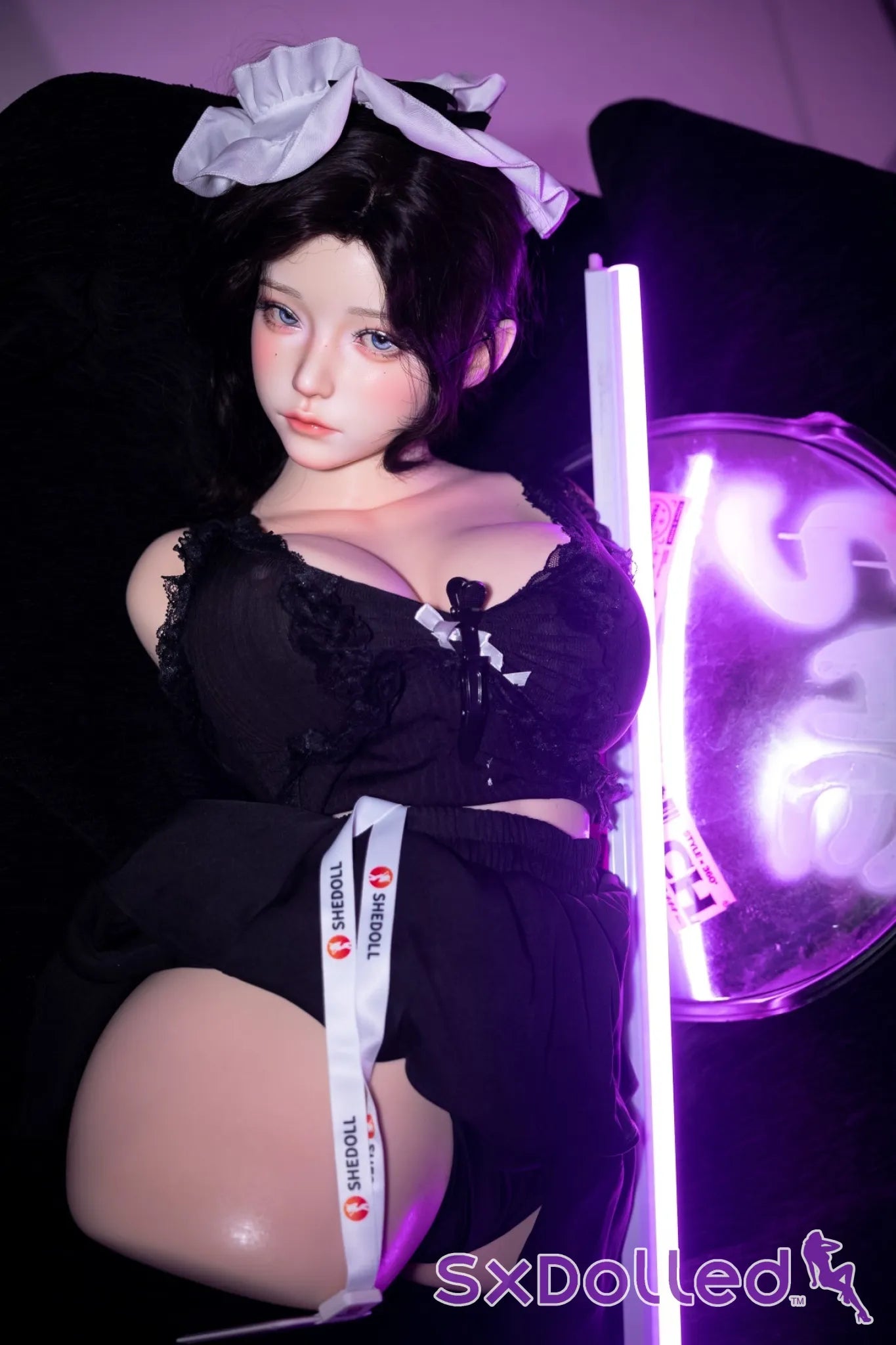 Cheryl D Torso (I-Cup) (75cm) | Asian Sex Doll Torso | SHEDOLL I-Cup / 75cm / Black Sex Torso