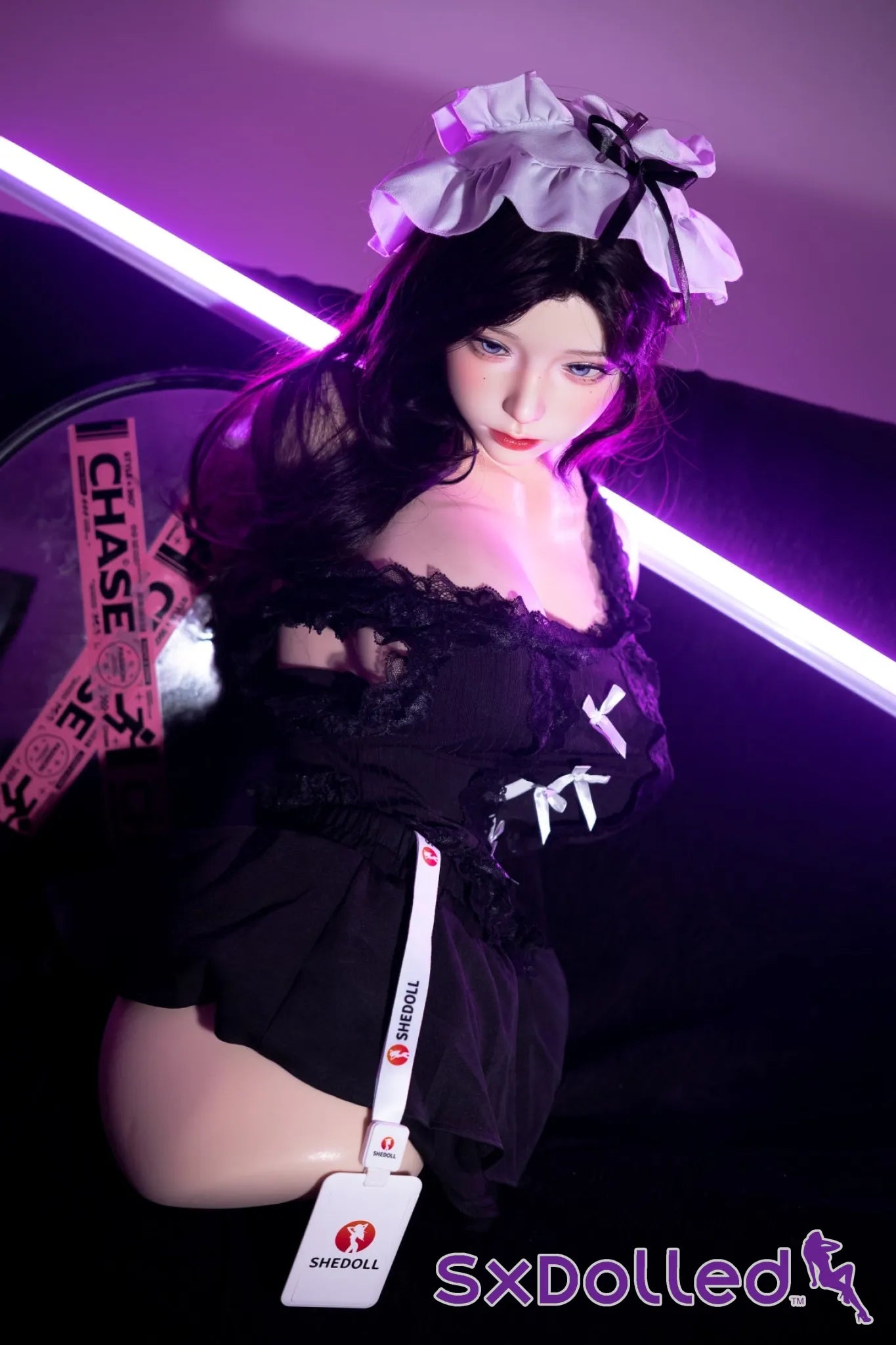 Cheryl D Torso (I-Cup) (75cm) | Asian Sex Doll Torso | SHEDOLL I-Cup / 75cm / Black Sex Torso