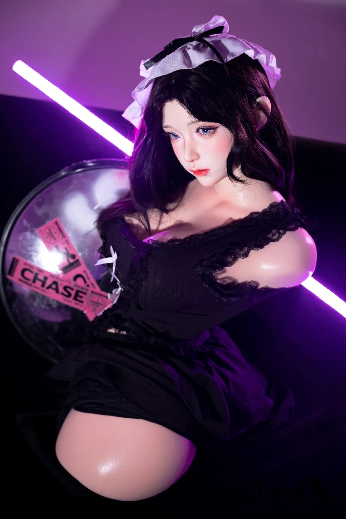 Cheryl D Torso (I-Cup) (75cm) | Asian Sex Doll Torso | SHEDOLL I-Cup / 75cm / Black Sex Torso