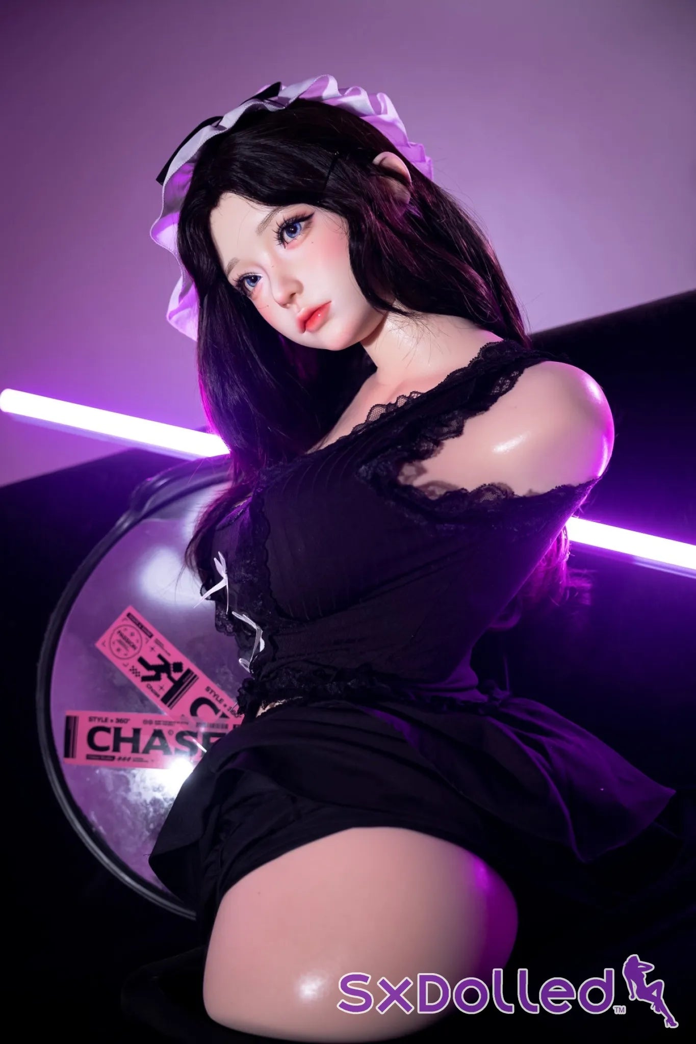 Cheryl D Torso (I-Cup) (75cm) | Asian Sex Doll Torso | SHEDOLL I-Cup / 75cm / Black Sex Torso