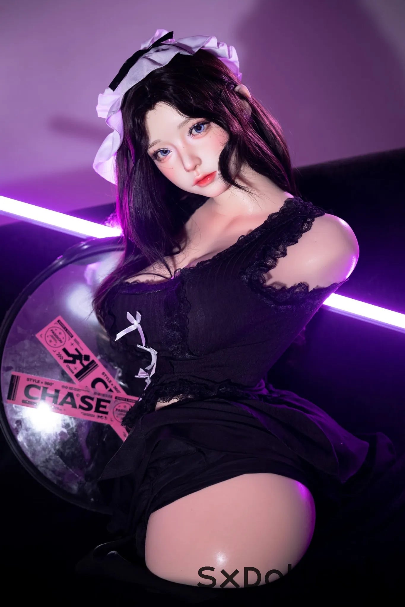 Cheryl D Torso (I-Cup) (75cm) | Asian Sex Doll Torso | SHEDOLL I-Cup / 75cm / Black Sex Torso