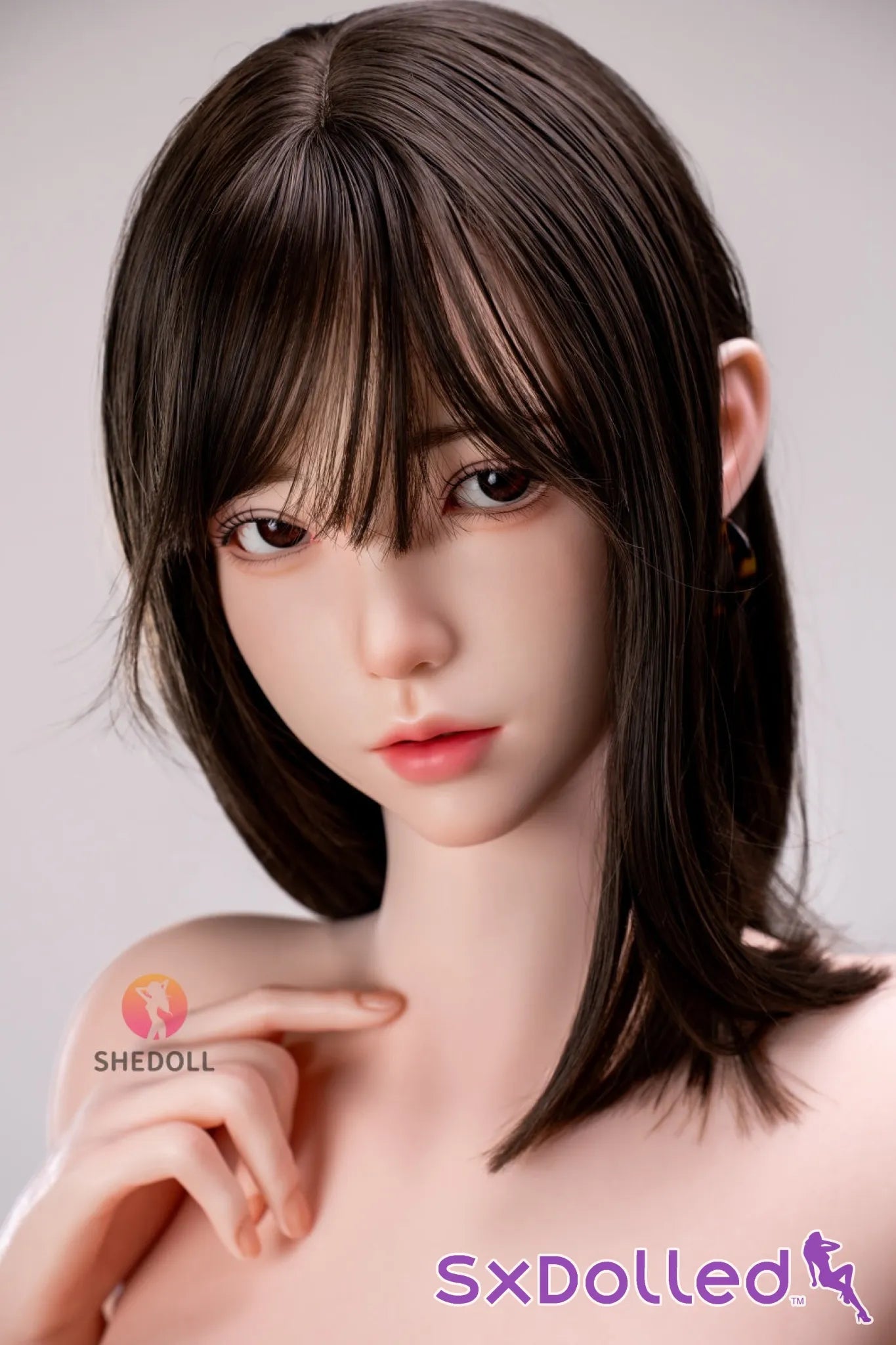 Cheryl E (H-Cup) (163cm) | Brunette Busty Asian Sex Doll | SHEDOLL - H-Cup / 163cm / Brunette - Sex Doll