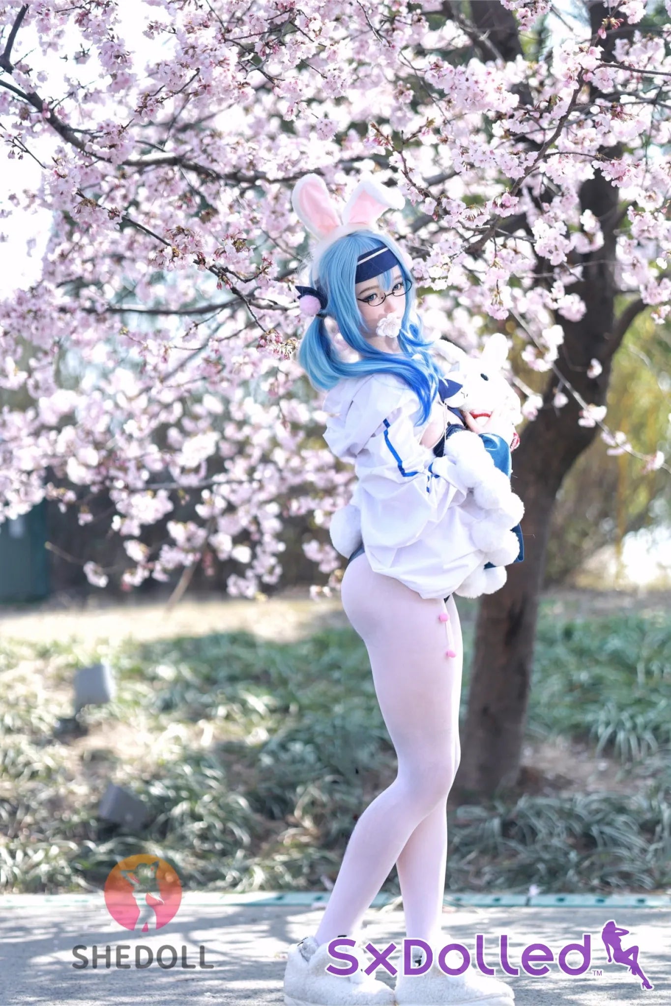 Cheryl F (D-Cup) (167cm) | Asian Blue Bunny Girl Sex Doll | SHEDOLL - D-Cup / 167cm / Blue - Sex Doll