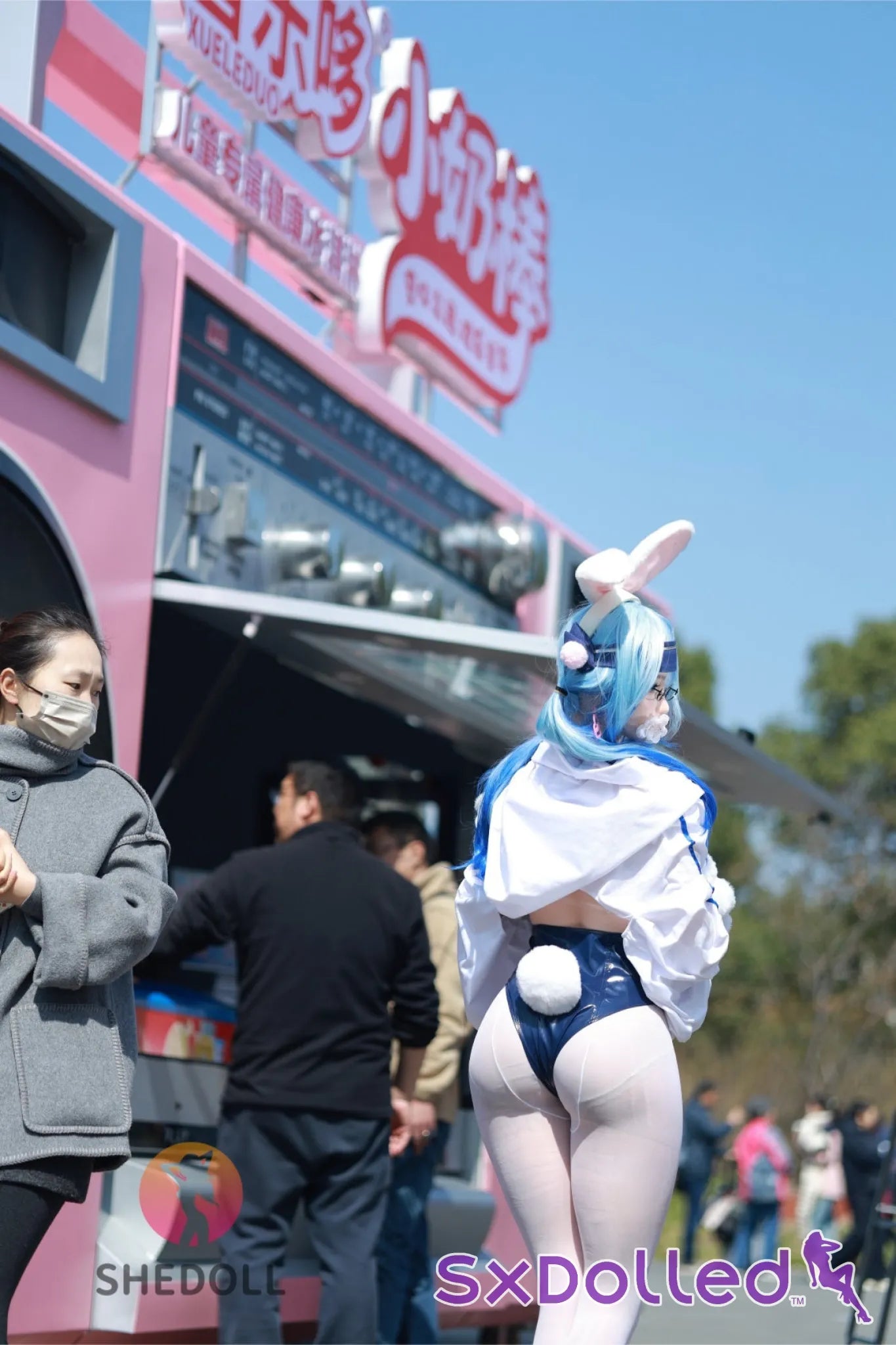 Cheryl F (D-Cup) (167cm) | Asian Blue Bunny Girl Sex Doll | SHEDOLL - D-Cup / 167cm / Blue - Sex Doll