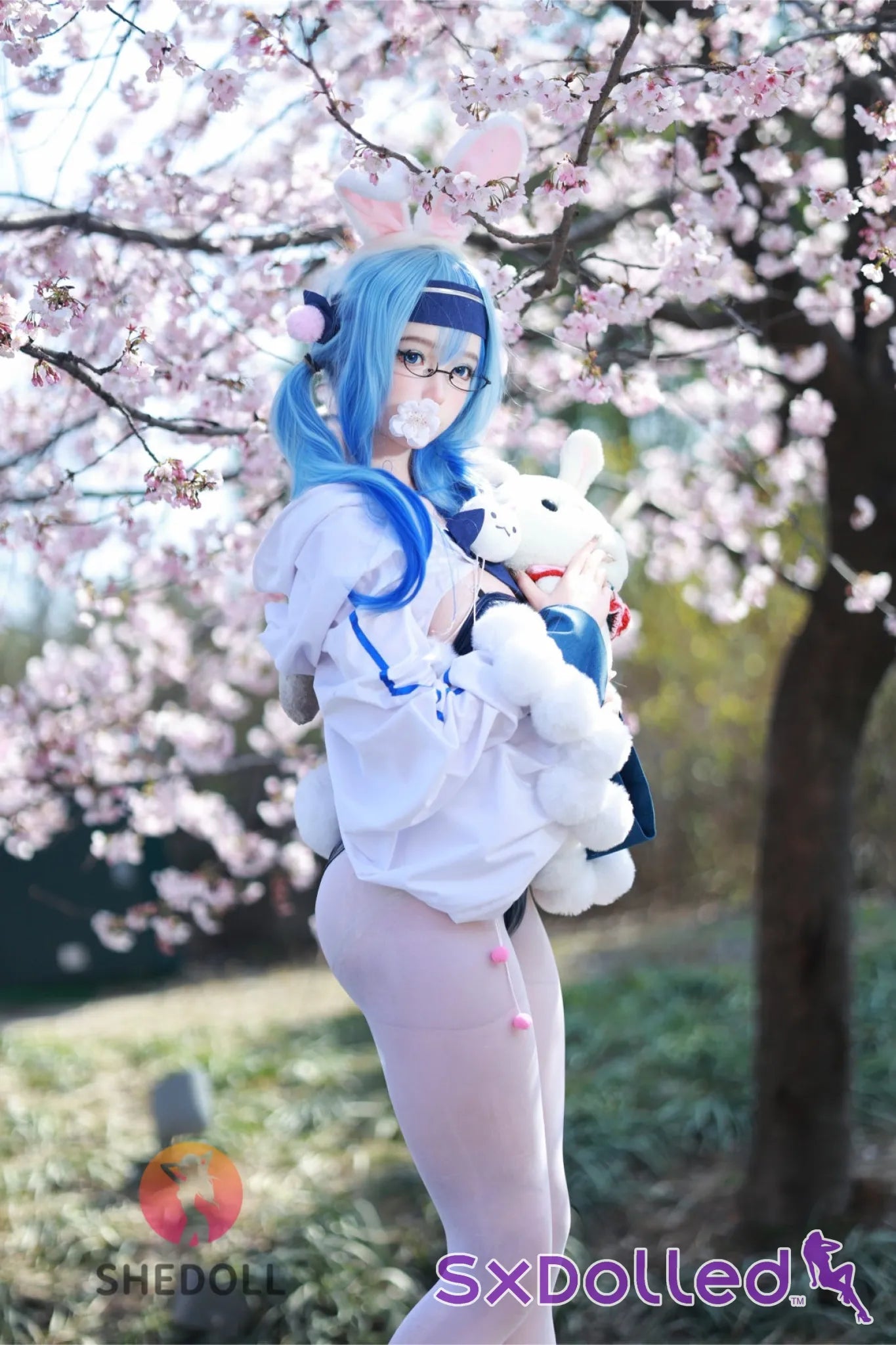 Cheryl F (D-Cup) (167cm) | Asian Blue Bunny Girl Sex Doll | SHEDOLL - D-Cup / 167cm / Blue - Sex Doll