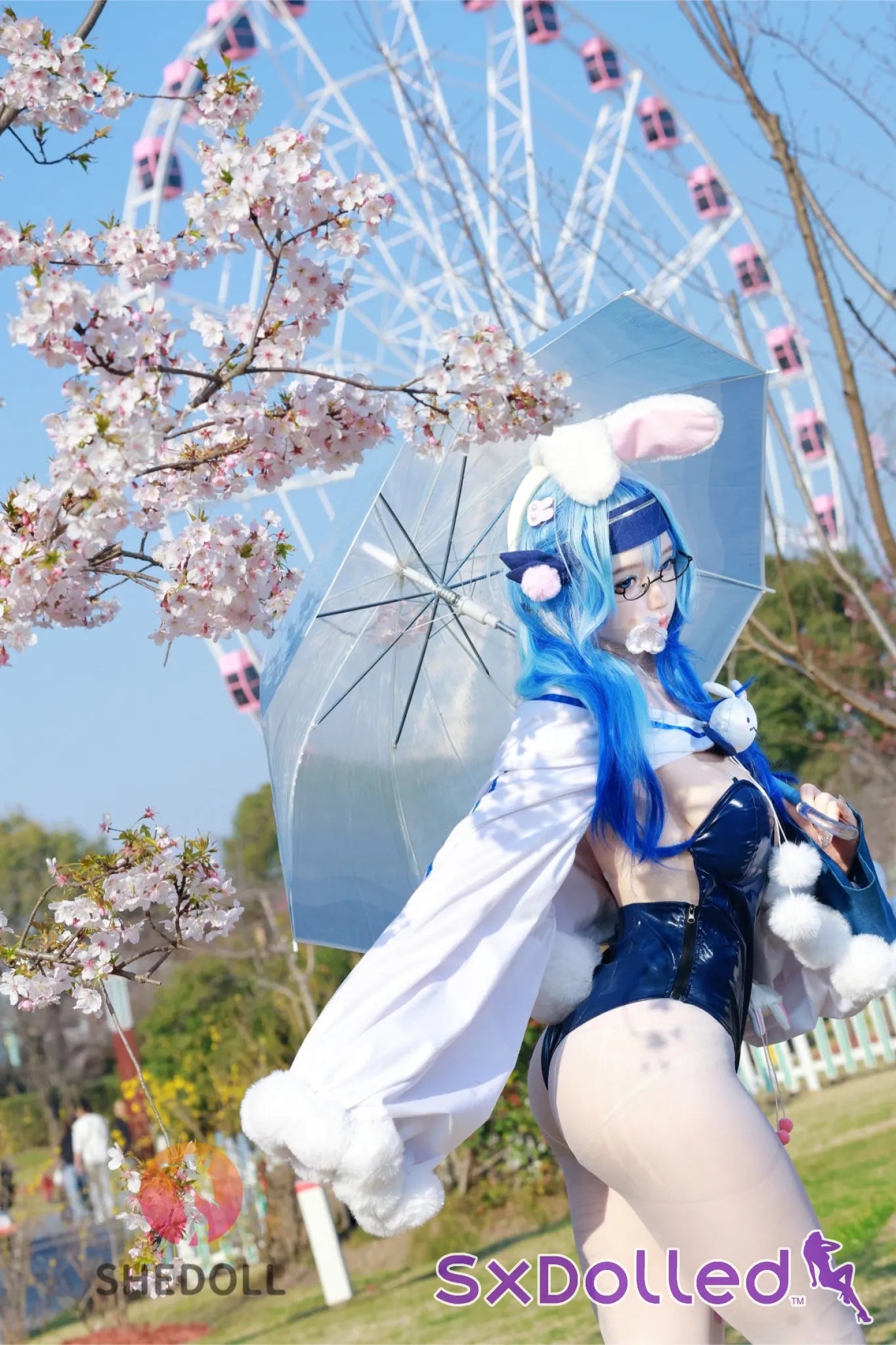 Cheryl F (D-Cup) (167cm) | Asian Blue Bunny Girl Sex Doll | SHEDOLL - D-Cup / 167cm / Blue - Sex Doll