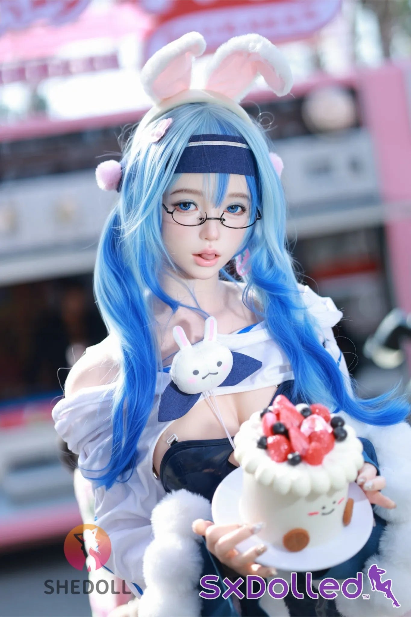 Cheryl F (D-Cup) (167cm) | Asian Blue Bunny Girl Sex Doll | SHEDOLL - D-Cup / 167cm / Blue - Sex Doll