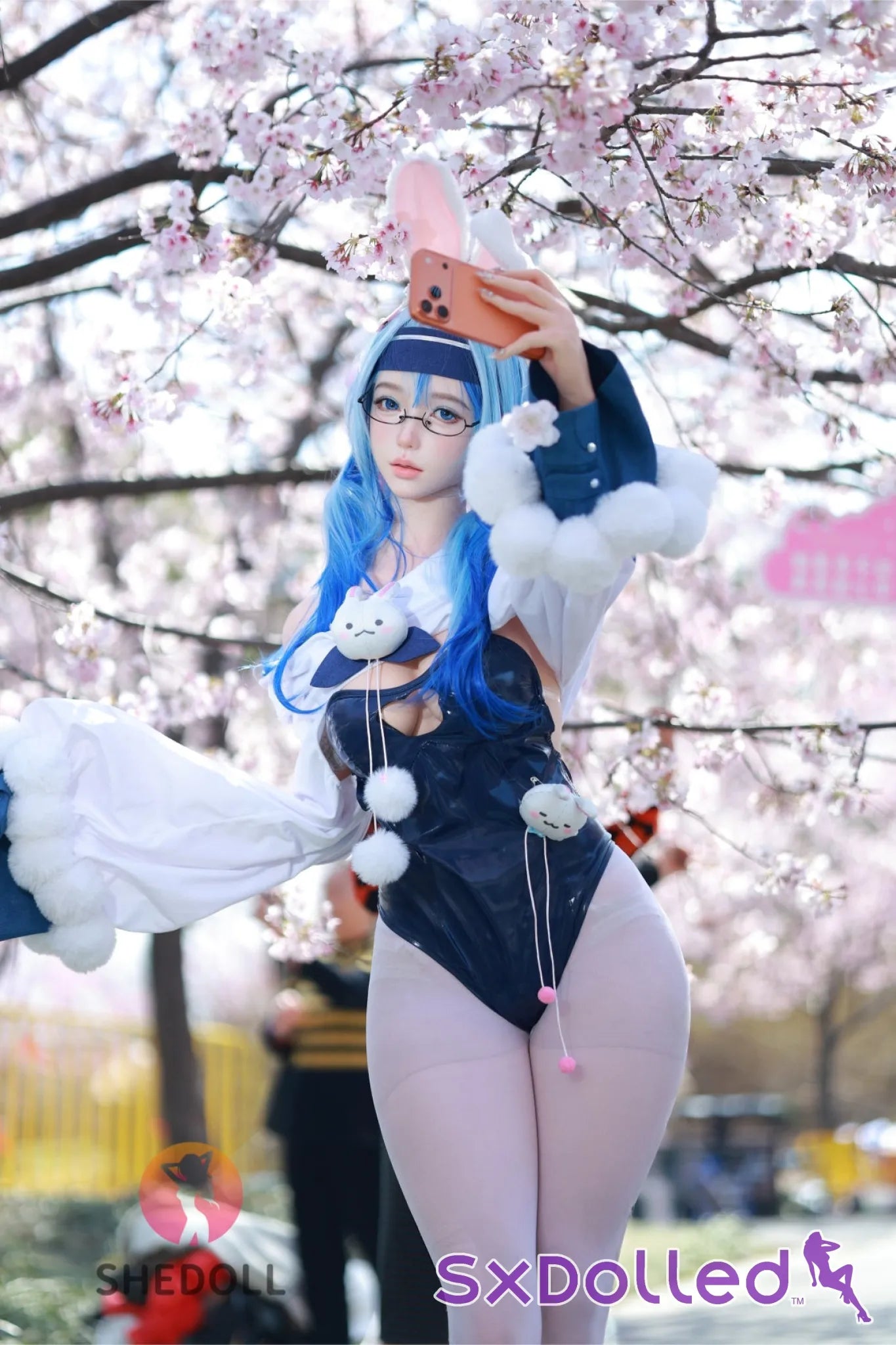 Cheryl F (D-Cup) (167cm) | Asian Blue Bunny Girl Sex Doll | SHEDOLL - D-Cup / 167cm / Blue - Sex Doll