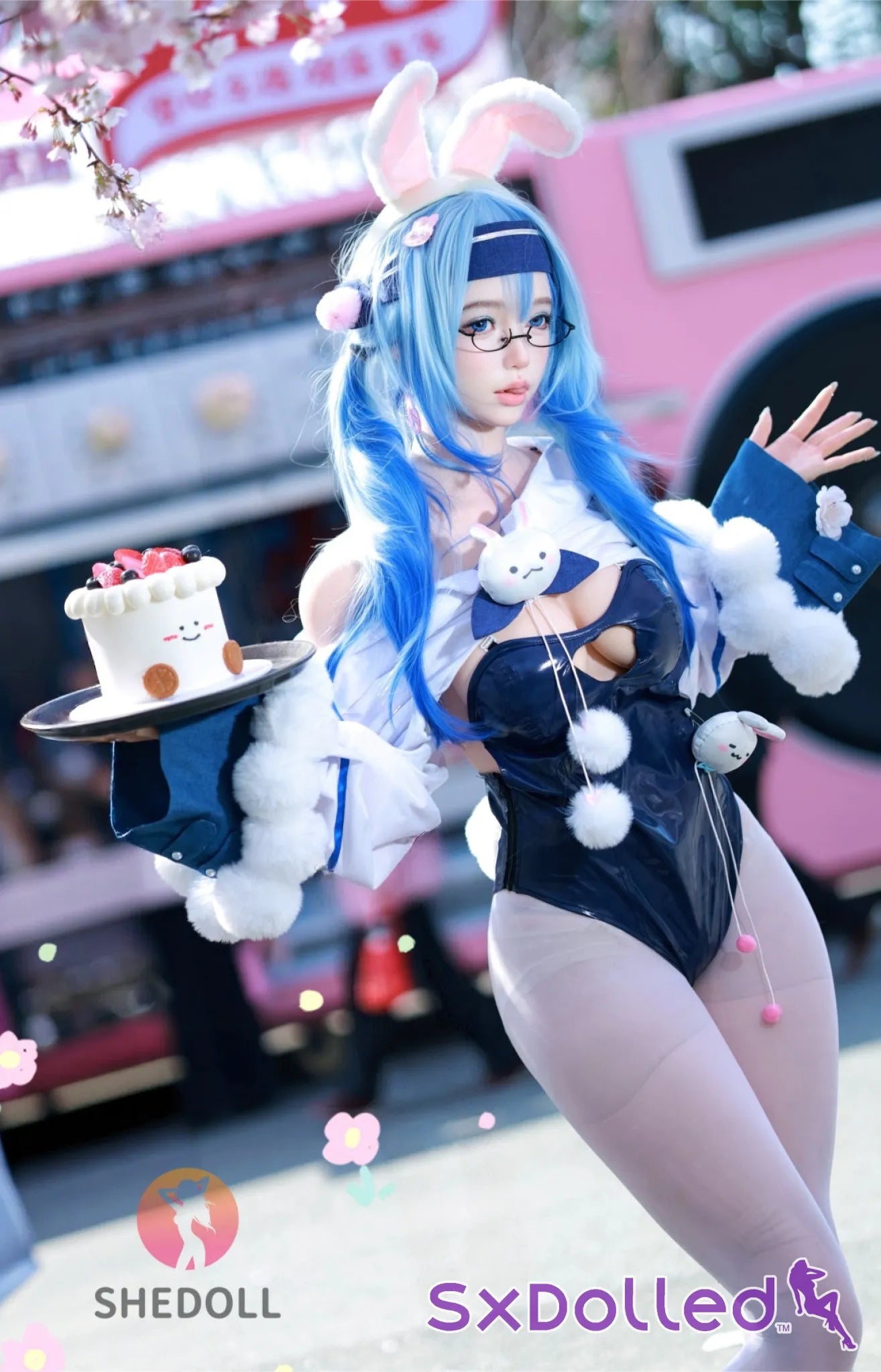 Cheryl F (D-Cup) (167cm) | Asian Blue Bunny Girl Sex Doll | SHEDOLL - D-Cup / 167cm / Blue - Sex Doll