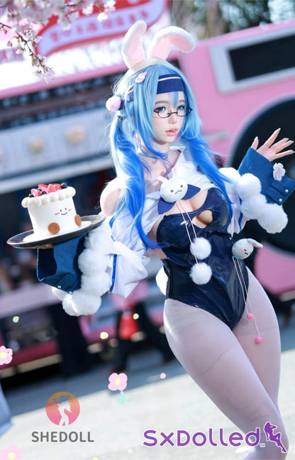 Cheryl F (D-Cup) (167cm) | Asian Blue Bunny Girl Sex Doll | SHEDOLL - D-Cup / 167cm / Blue - Sex Doll
