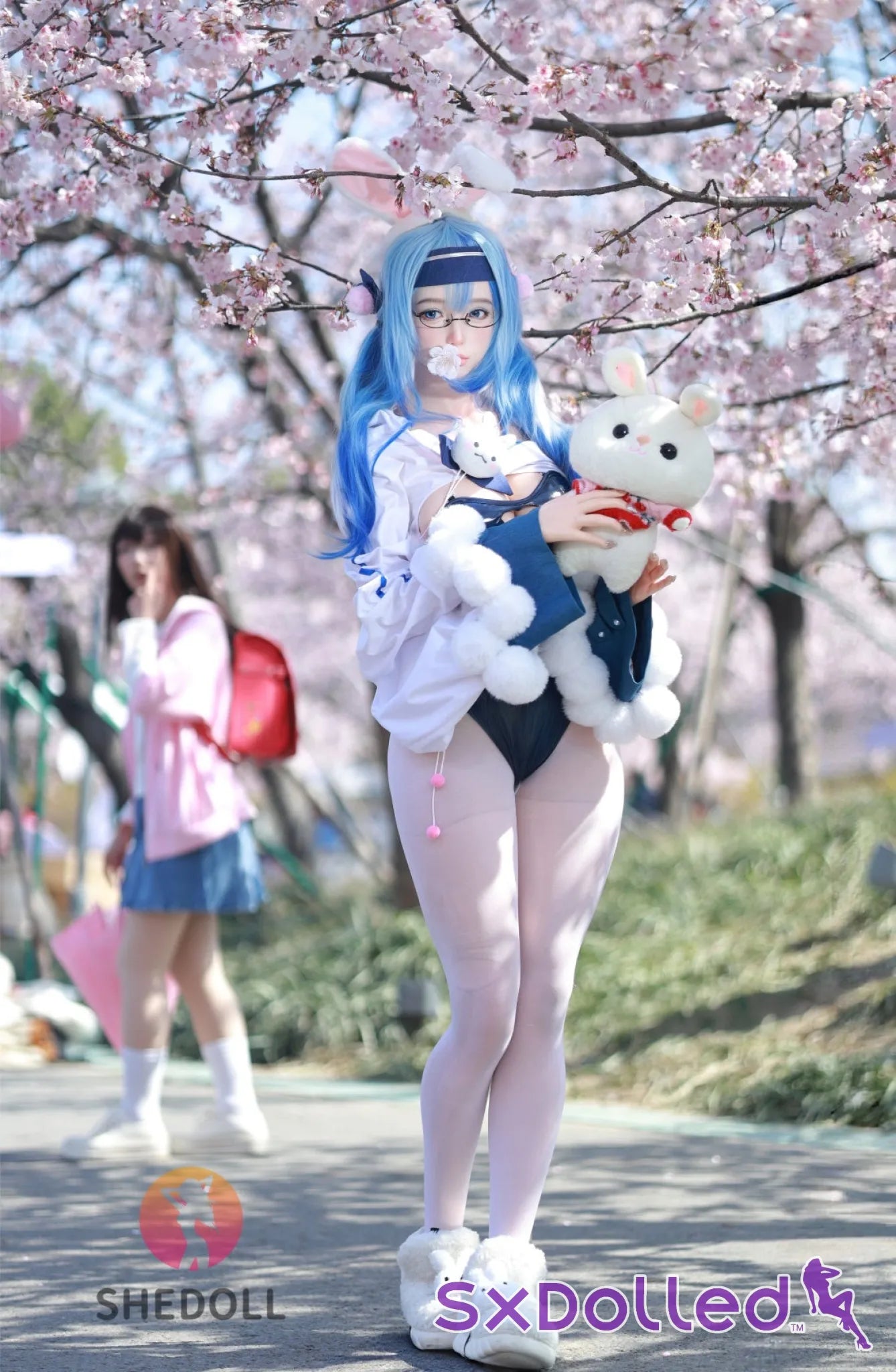 Cheryl F (D-Cup) (167cm) | Asian Blue Bunny Girl Sex Doll | SHEDOLL - D-Cup / 167cm / Blue - Sex Doll