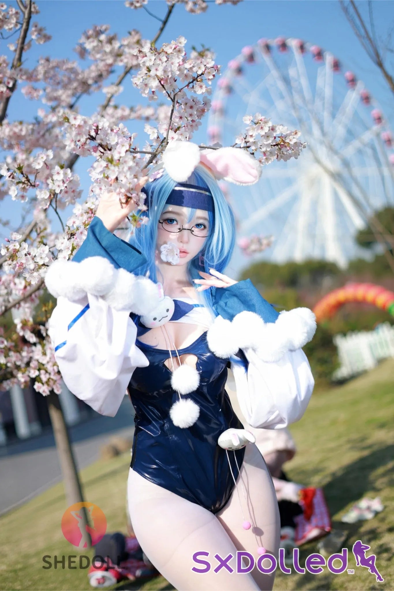 Cheryl F (D-Cup) (167cm) | Asian Blue Bunny Girl Sex Doll | SHEDOLL - D-Cup / 167cm / Blue - Sex Doll