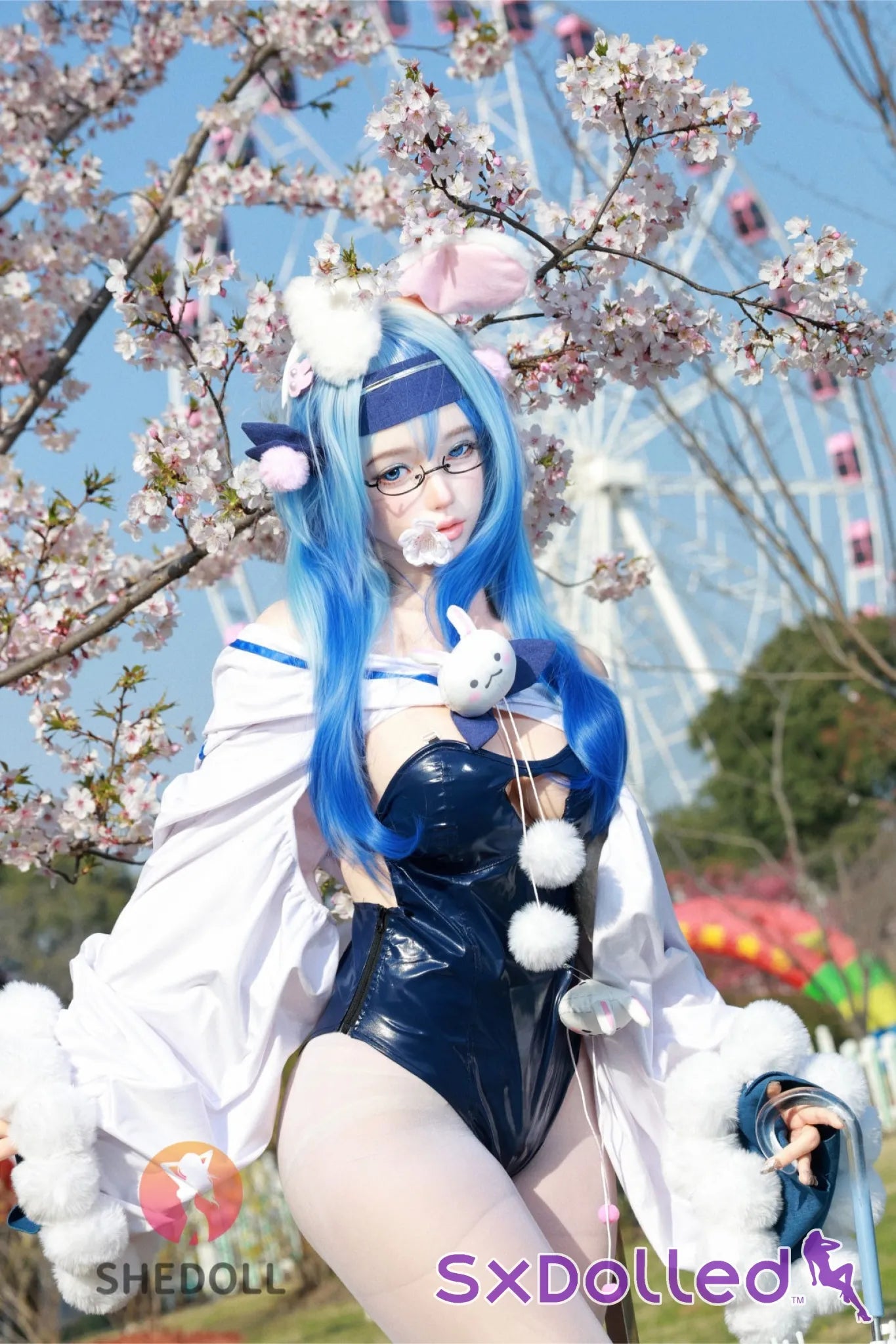 Cheryl F (D-Cup) (167cm) | Asian Blue Bunny Girl Sex Doll | SHEDOLL - D-Cup / 167cm / Blue - Sex Doll