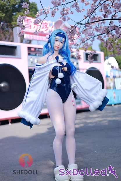 Cheryl F (D-Cup) (167cm) | Asian Blue Bunny Girl Sex Doll | SHEDOLL - D-Cup / 167cm / Blue - Sex Doll