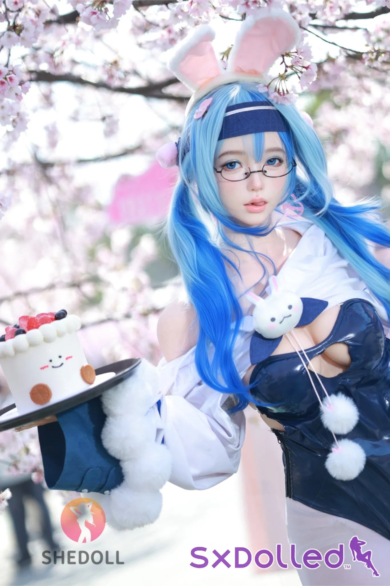 Cheryl F (D-Cup) (167cm) | Asian Blue Bunny Girl Sex Doll | SHEDOLL - D-Cup / 167cm / Blue - Sex Doll