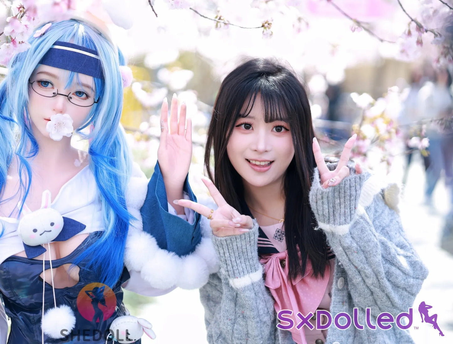 Cheryl F (D-Cup) (167cm) | Asian Blue Bunny Girl Sex Doll | SHEDOLL - D-Cup / 167cm / Blue - Sex Doll
