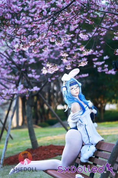Cheryl F (D-Cup) (167cm) | Asian Blue Bunny Girl Sex Doll | SHEDOLL - D-Cup / 167cm / Blue - Sex Doll