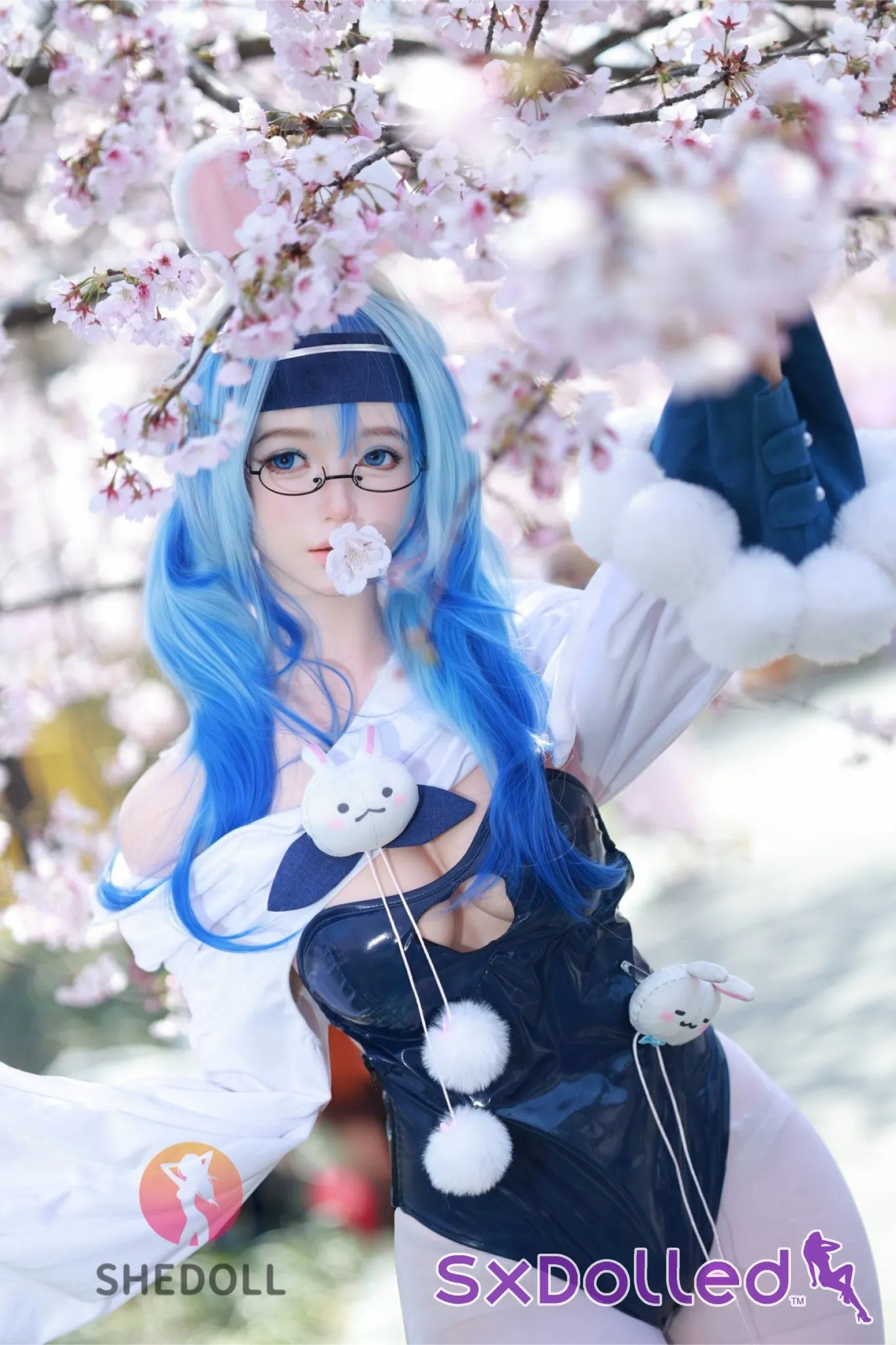 Cheryl F (D-Cup) (167cm) | Asian Blue Bunny Girl Sex Doll | SHEDOLL - D-Cup / 167cm / Blue - Sex Doll