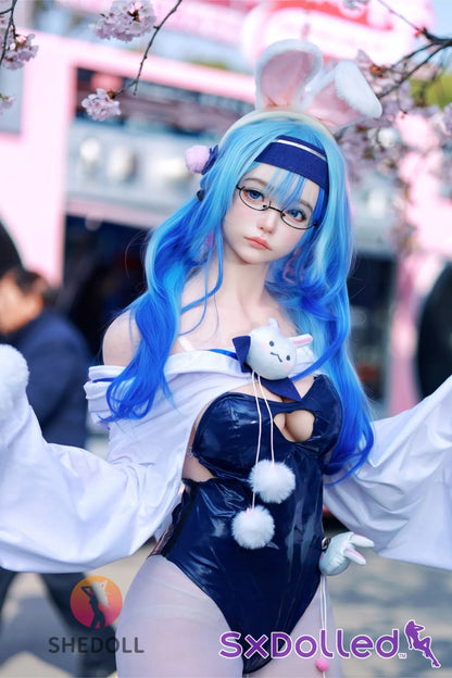Cheryl F (D-Cup) (167cm) | Asian Blue Bunny Girl Sex Doll | SHEDOLL - D-Cup / 167cm / Blue - Sex Doll