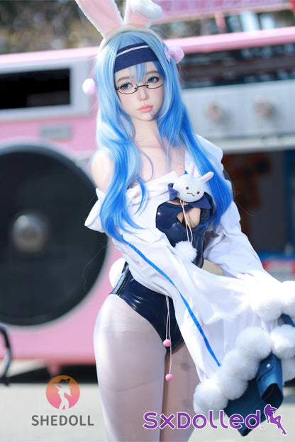 Cheryl F (D-Cup) (167cm) | Asian Blue Bunny Girl Sex Doll | SHEDOLL - D-Cup / 167cm / Blue - Sex Doll