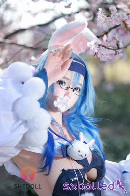 Cheryl F (D-Cup) (167cm) | Asian Blue Bunny Girl Sex Doll | SHEDOLL - D-Cup / 167cm / Blue - Sex Doll