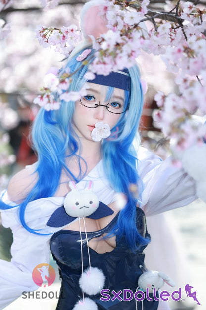 Cheryl F (D-Cup) (167cm) | Asian Blue Bunny Girl Sex Doll | SHEDOLL - D-Cup / 167cm / Blue - Sex Doll
