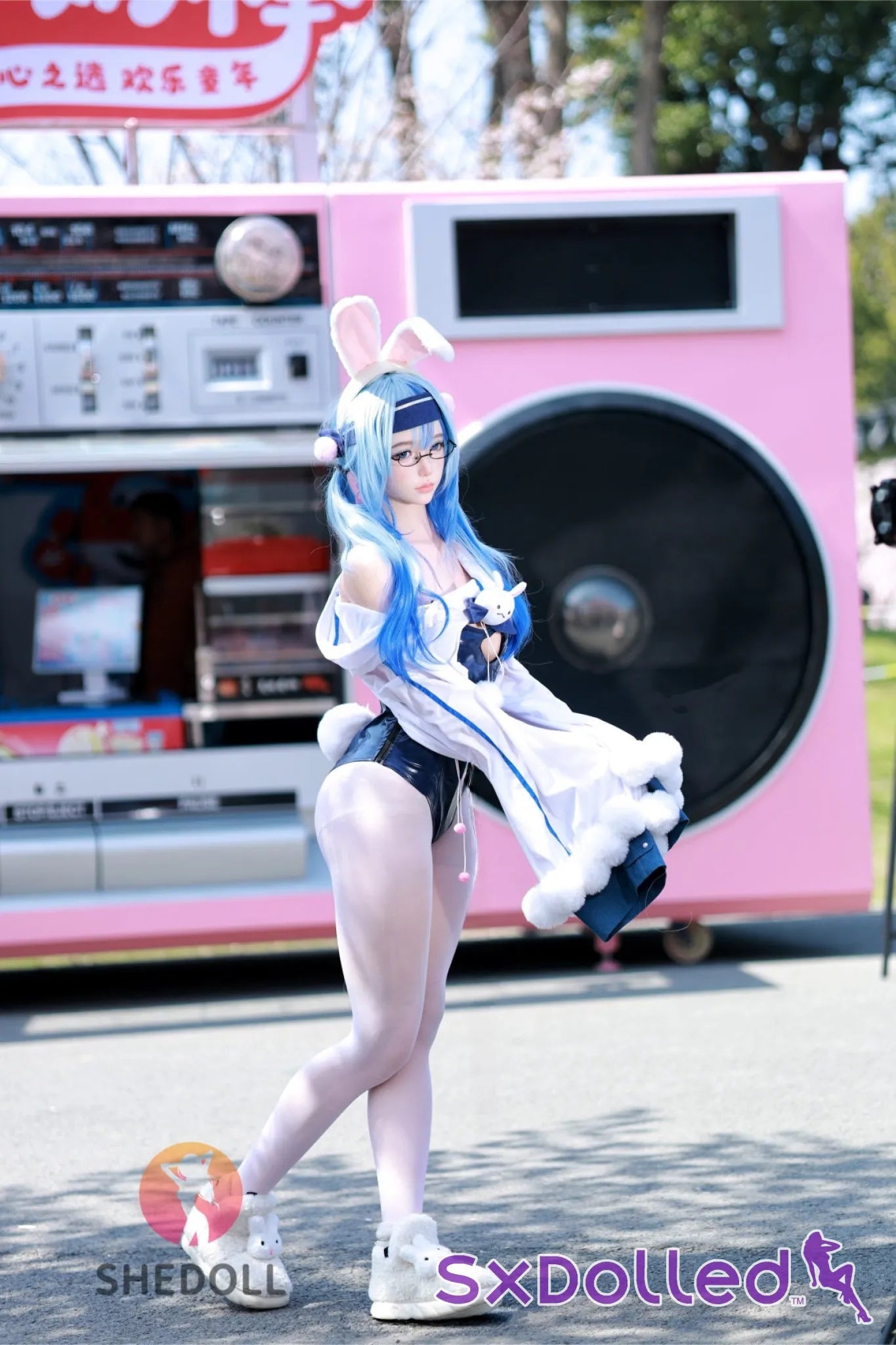 Cheryl F (D-Cup) (167cm) | Asian Blue Bunny Girl Sex Doll | SHEDOLL - D-Cup / 167cm / Blue - Sex Doll