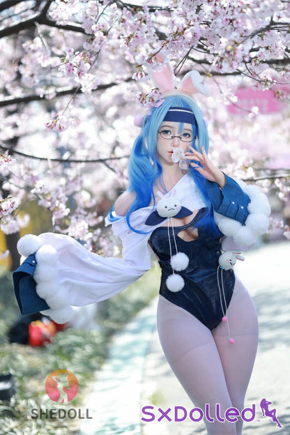Cheryl F (D-Cup) (167cm) | Asian Blue Bunny Girl Sex Doll | SHEDOLL - D-Cup / 167cm / Blue - Sex Doll