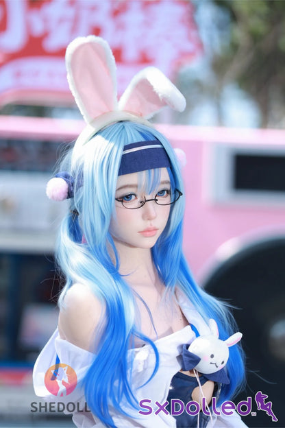 Cheryl F (D-Cup) (167cm) | Asian Blue Bunny Girl Sex Doll | SHEDOLL - D-Cup / 167cm / Blue - Sex Doll