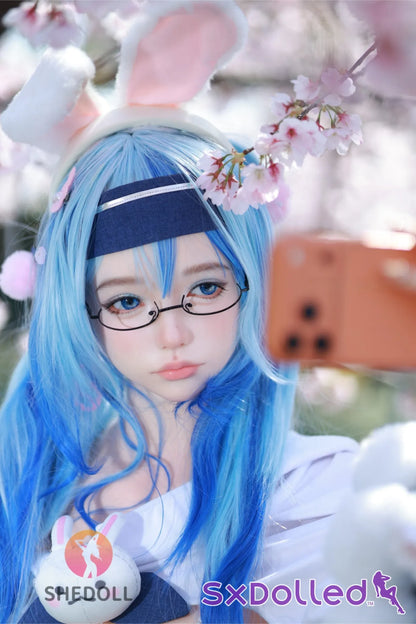 Cheryl F (D-Cup) (167cm) | Asian Blue Bunny Girl Sex Doll | SHEDOLL - D-Cup / 167cm / Blue - Sex Doll