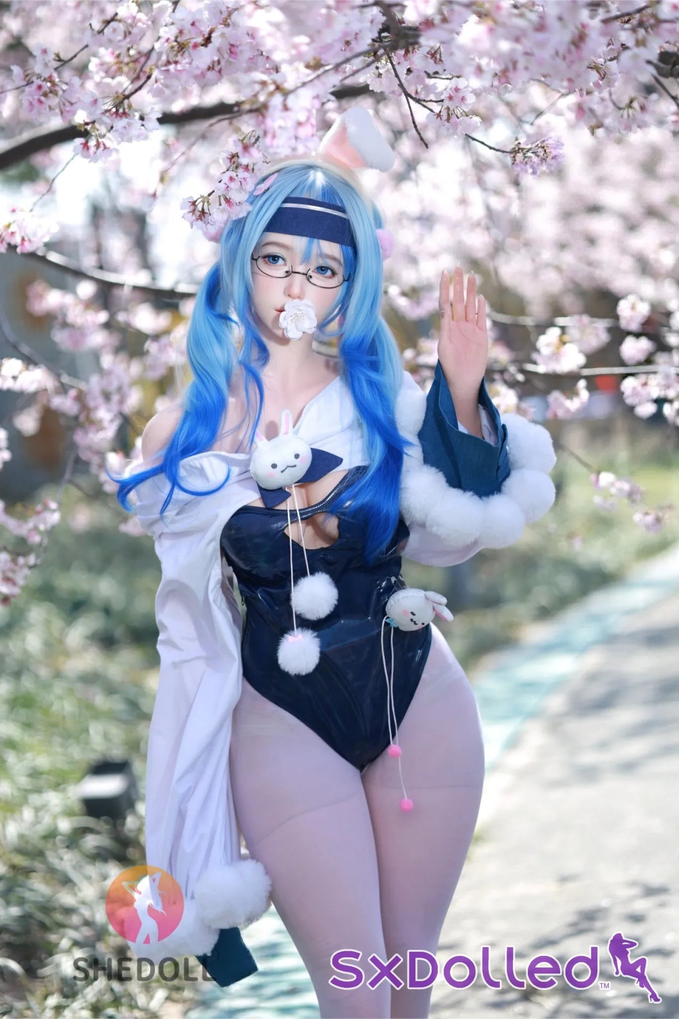 Cheryl F (D-Cup) (167cm) | Asian Blue Bunny Girl Sex Doll | SHEDOLL - D-Cup / 167cm / Blue - Sex Doll